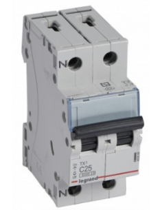 MAGNETOTERMICO TX3 6KA C P+N 25A