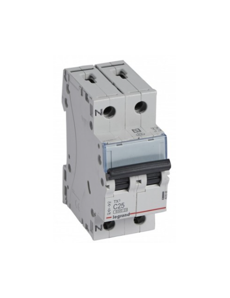 MAGNETOTERMICO TX3 6KA C P+N 25A