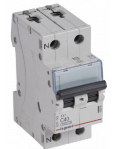 MAGNETOTERMICO TX3 6KA C P+N 40A