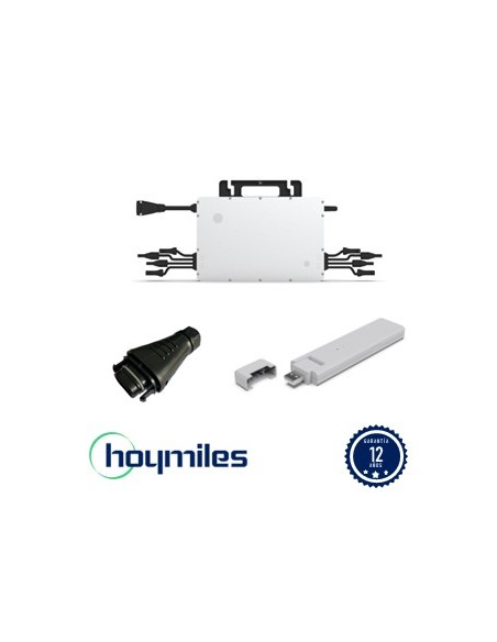 KIT MICRO INVERSOR HMS-2000 + WIFI + CONECTOR HOYMILES