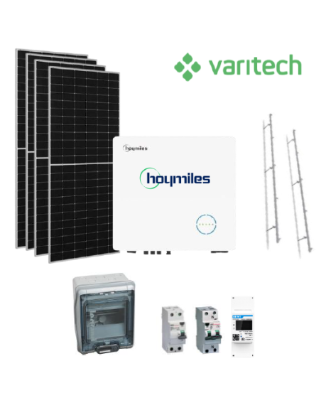 KIT AUTOCONSUMO DOMÉSTICO CONEXIÓN A RED 6KW CON INVERSOR HOYMILES