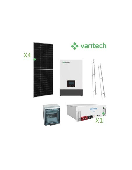 KIT AUTOCONSUMO AISLADA 6kW 5,12kWh