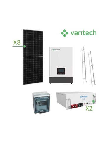 KIT AUTOCONSUMO AISLADA 6kW 10,24kWh