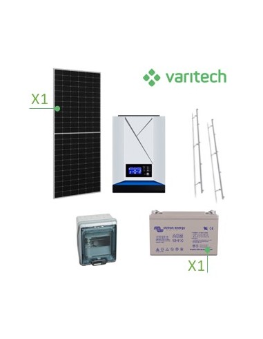 KIT AUTOCONSUMO AISLADA 120W 0,42kWh