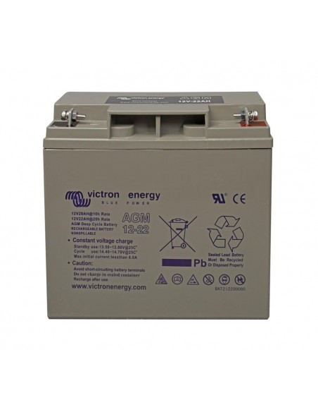 BATERÍA SOLAR VICTRON ENERGY AGM 12V/22Ah DEEP CYC BATERÍA SOLAR VICTRON ENERGY AGM 12V/22Ah DEEP CYC