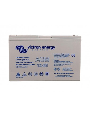 VICTRON ENERGY AGM SOLAR BATTERY 12V/38Ah DEEP CYC