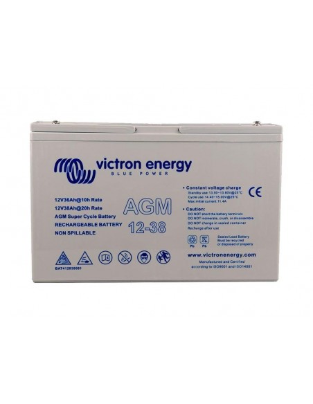 BATERÍA SOLAR VICTRON ENERGY AGM 12V/38Ah DEEP CYC BATERÍA SOLAR VICTRON ENERGY AGM 12V/38Ah DEEP CYC