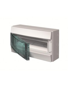 CAJA MOD  ESTANCA IP65 18 MOD MISTRAL TRANSP