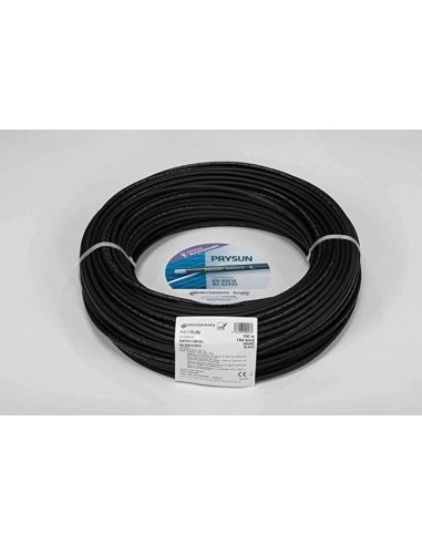 CABLE SOLAR 1 5KV DC 1X4mm NEGRO 