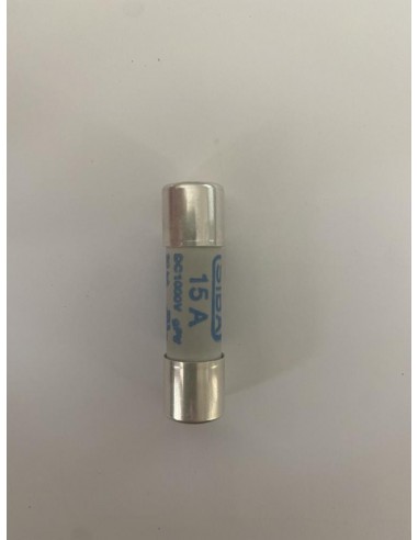 CYLINDRICAL FUSE 15A DC 1000V 10X38MM