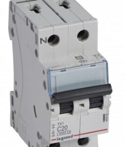 MAGNETOTERMICO TX3 6KA C P+N 20A