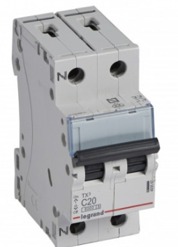 MAGNETOTERMICO TX3 6KA C P+N 20A