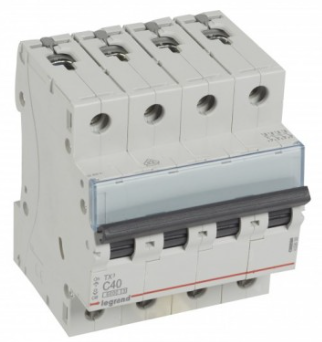 MAGNETOTERMICO TX3 6KA C 4P 40A