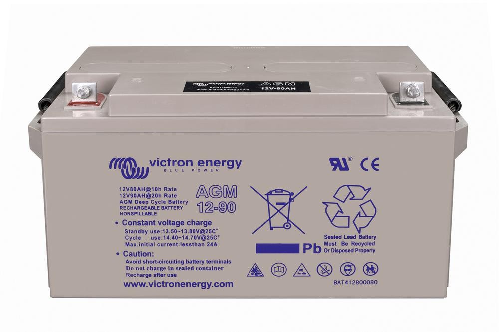BATERÍA SOLAR VICTRON ENERGY AGM 12V/90Ah DEEP CYCLE BATT.