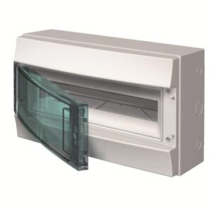 CAJA MOD. ESTANCA IP65 18 MO ABB-MISTRAL TRANSP