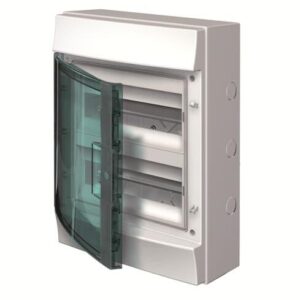CAJA MOD. ESTANCA IP65 24 MOD ABB-MISTRAL TRANSP