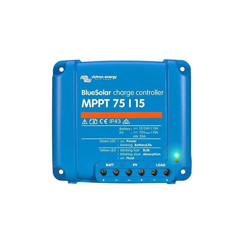 REGULADOR DE CARGA BLUESOLAR MPPT 75/15 12/24V-15A