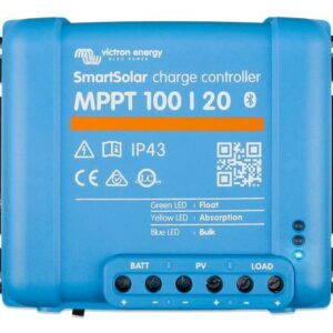 CONTROLADOR DE CARGA SOLAR MPPT 100/20 PANTALLA