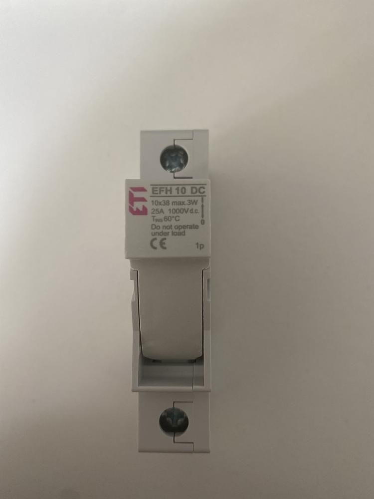 BASE FUSIBLE 10X38 1000V DC