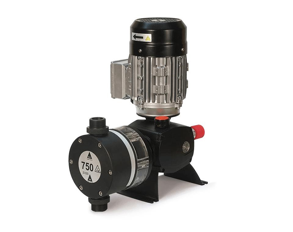 BOMBA INYECTORA DE PISTÓN DOSTEC 330L/H 12bar 3X230V CILINDRO PP PISTÓN CERÁMICO