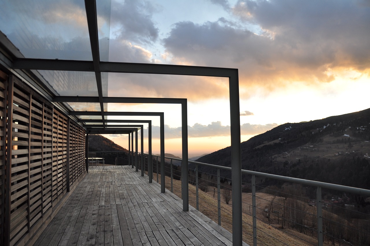 Pérgola solar para la producción solar